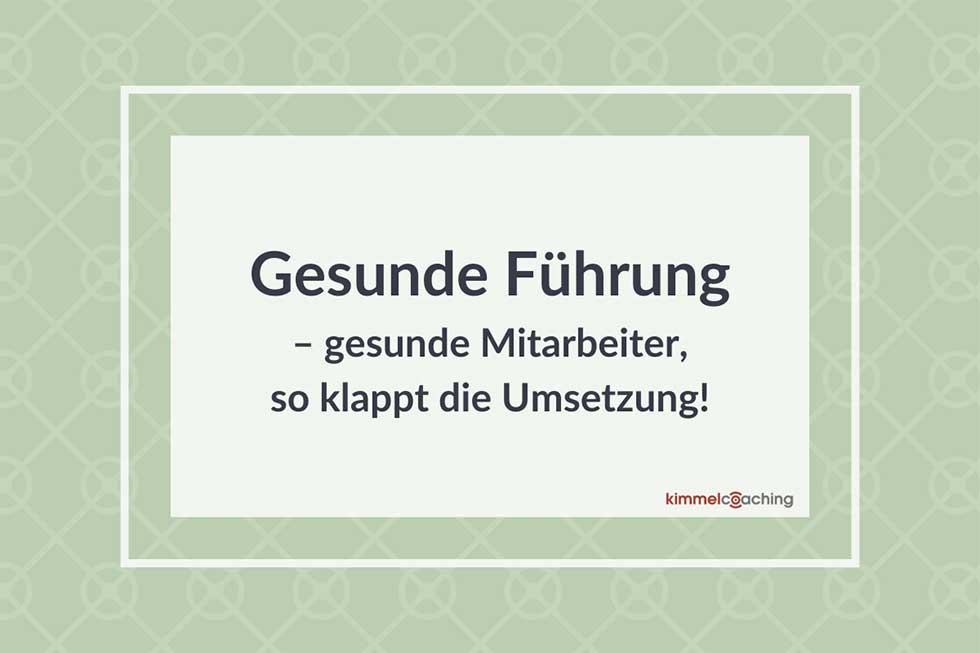 Gesunde-Führung